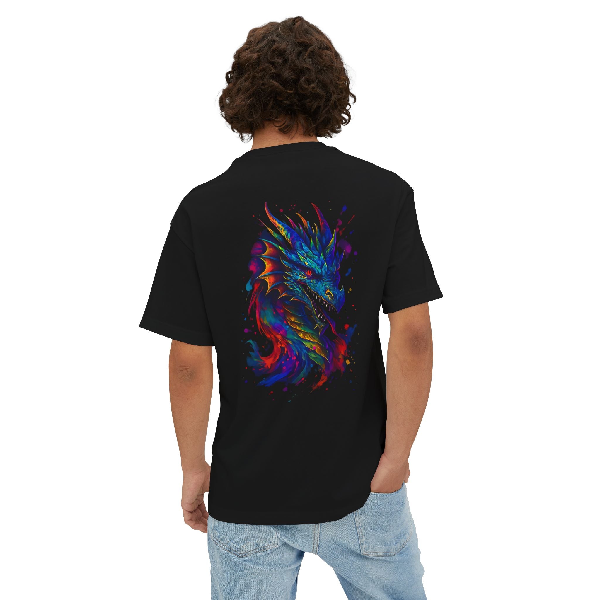 Image of DINOS DRAGFACE Unisex T-Shirt | Bold Graphic Streetwear Tee | Festival Fashion - DINOS FASHION