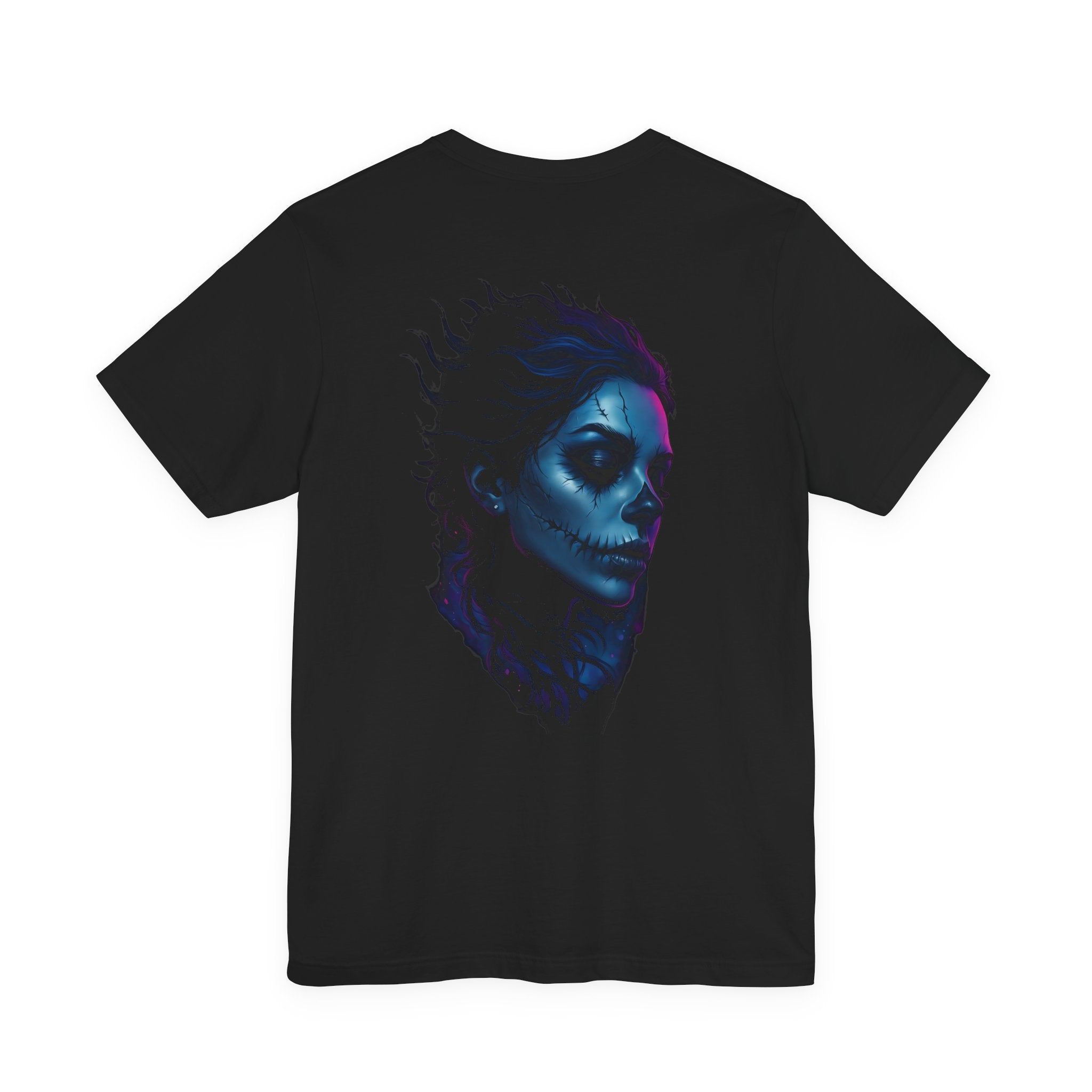 Halloween Skull Graphic T-Shirt | Edgy Unisex Tee | Alternative Streetwear | Casual Festival Top | Gift for Her - DINOS FASHION