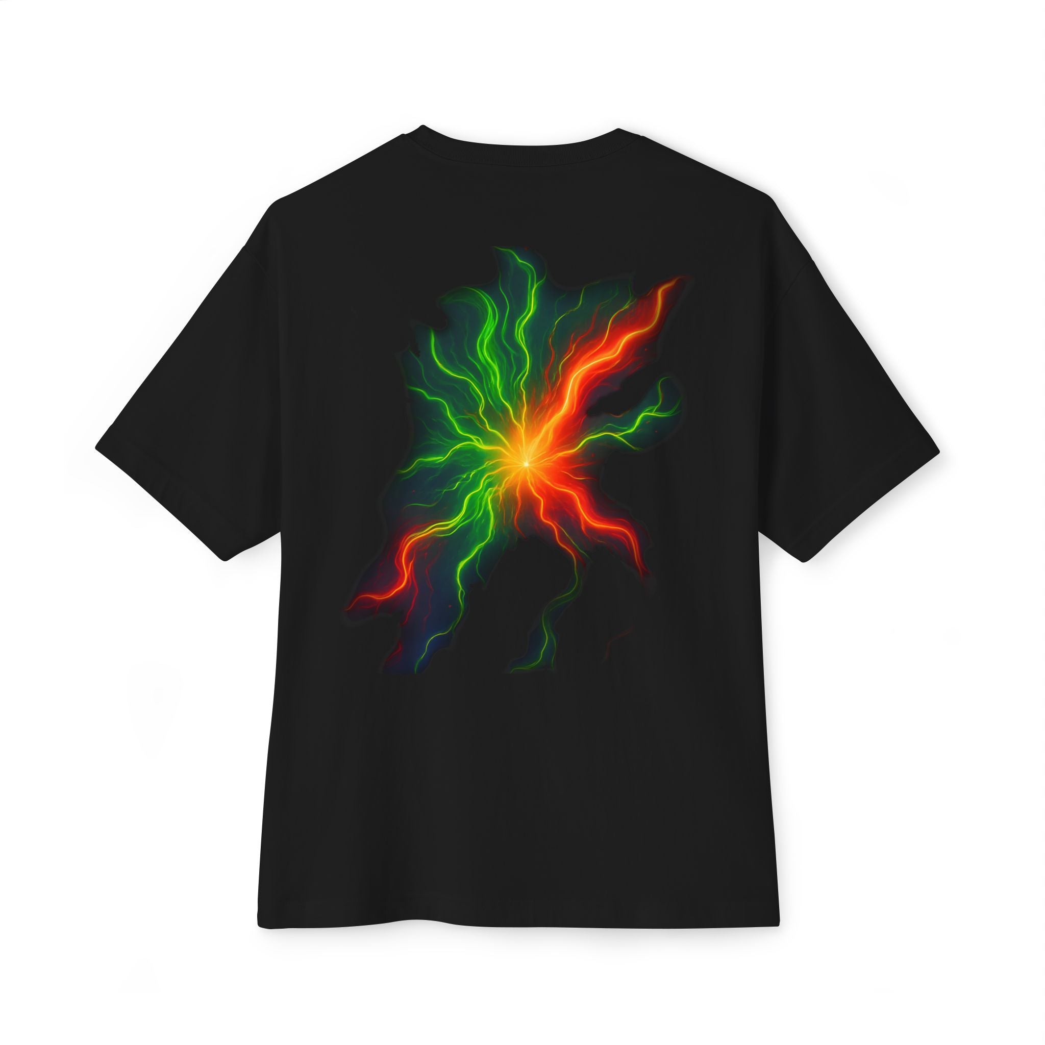 Mystical Vibe Oversized Tee - Unisex Graphic Shirt, Boho T-Shirt, Festival Wear, Casual Outfit, Unique Gift, Statement Apparel - DINOS FASHION