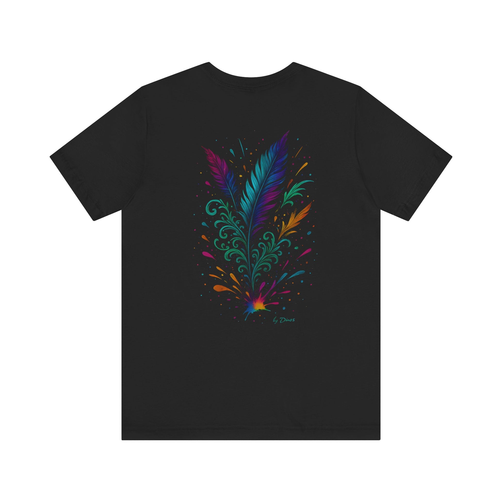 DINOS Carnival Mask Tee - Artistic Shirt, Festival Wear, Unisex Jersey, Gift for Art Lovers, Colorful Summer Fashion - DINOS FASHION