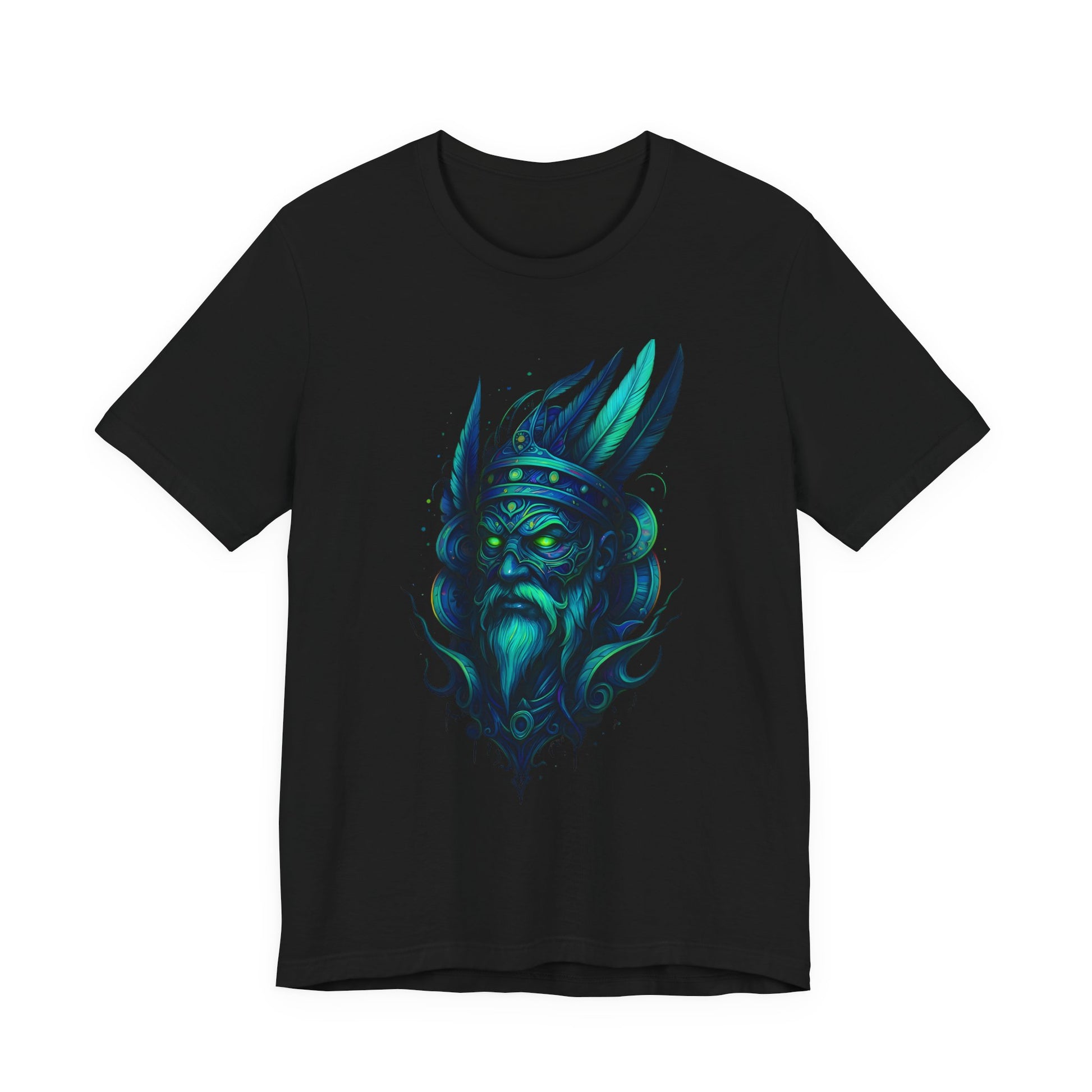 Vibrant Graphic Tee with Mystical Design, Unisex T-Shirt, Bohemian Style, Casual Wear, Gift for Art Lovers - DINOS FASHION