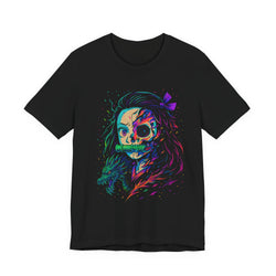 Image of Dinos Anime Skull Tee | Vibrant Unisex Graphic Shirt