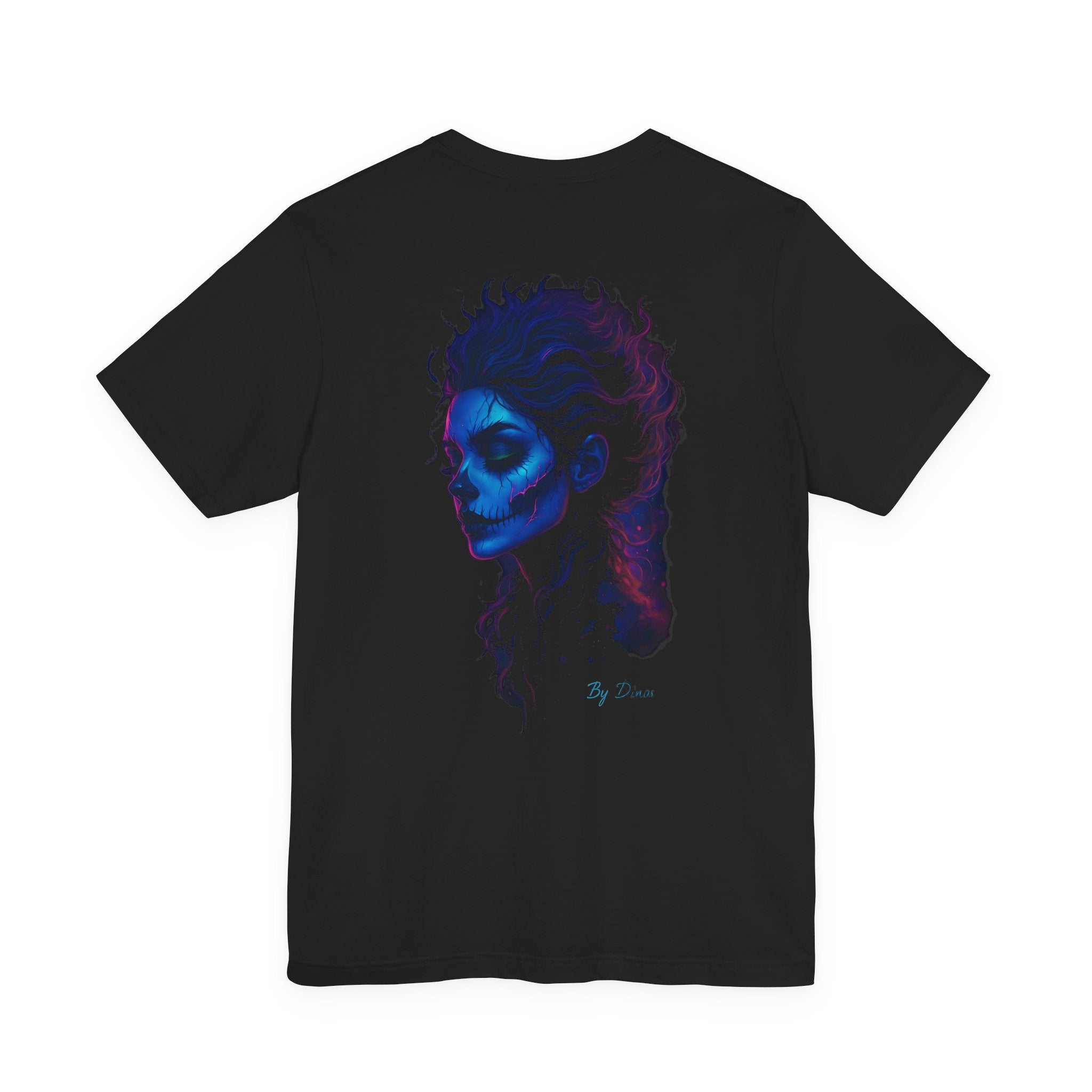 Vibrant Skull Graphic T-Shirt | Day of the Dead Unisex Tee | Oversized Festival Streetwear | Boho Edgy Top - DINOS FASHION