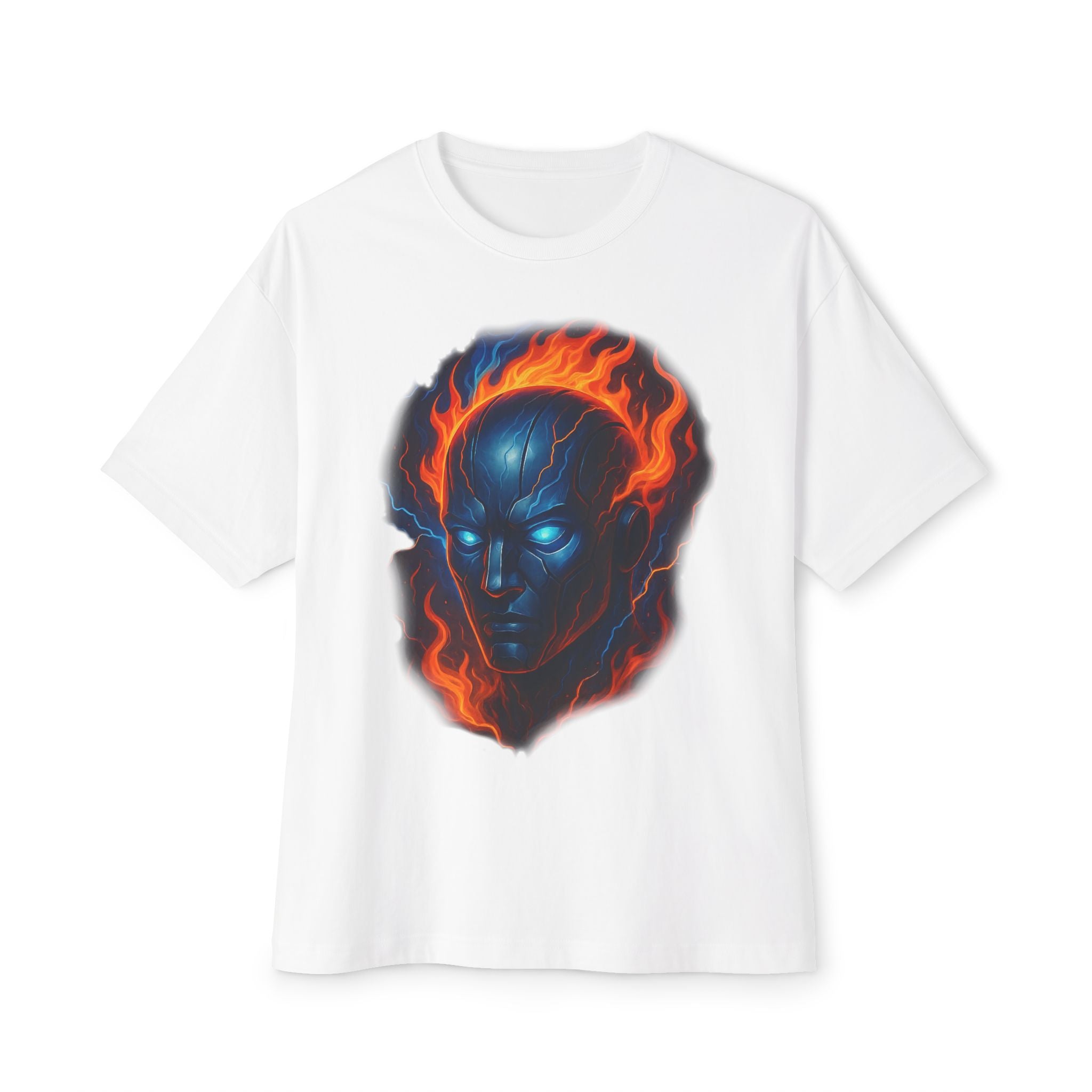 Image of Bold Graphic Oversized Tee, Unisex Statement Shirt, Casual Vibes Tee, Unique Art T-Shirt, Gift for Pop Culture Fan - DINOS FASHION