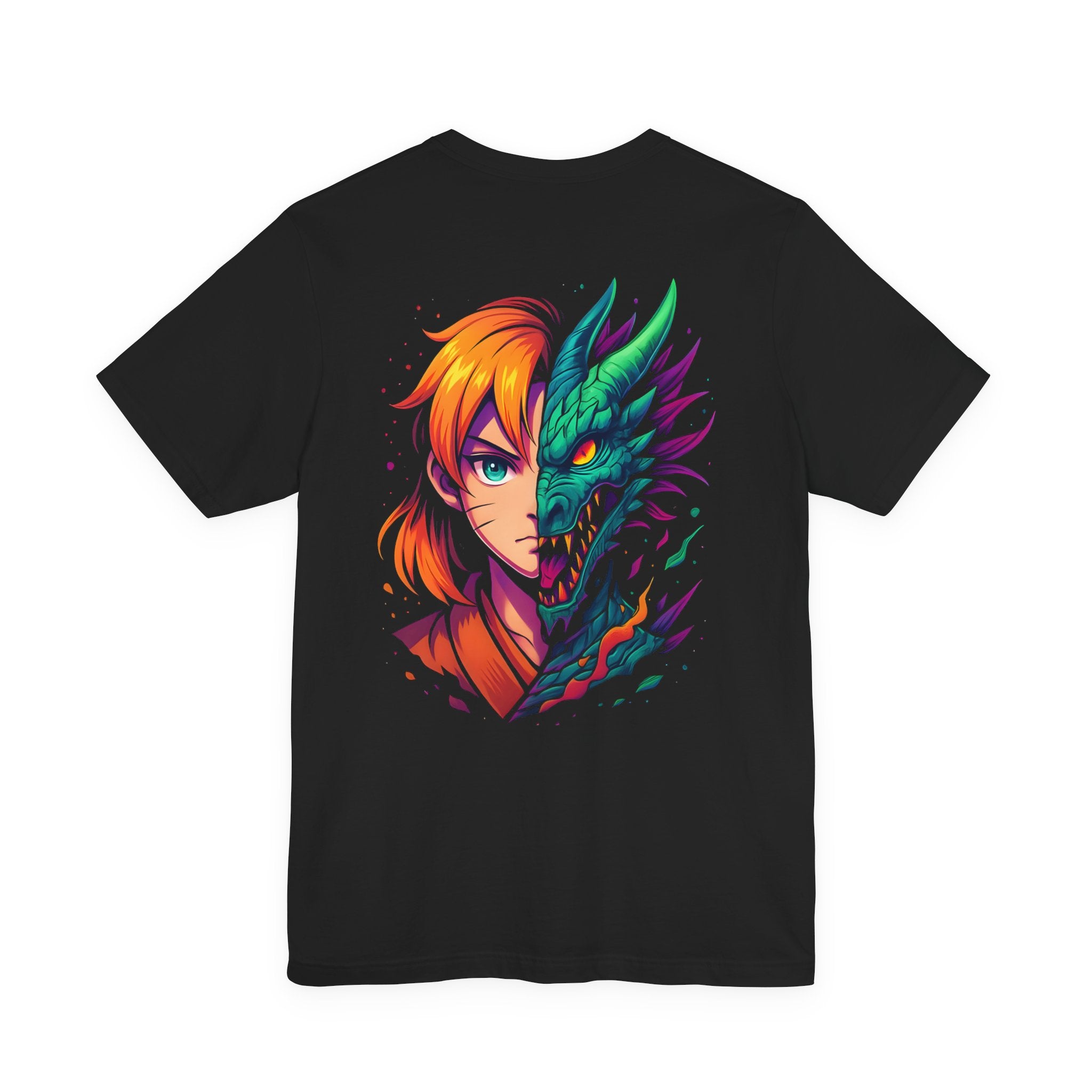 Image of DINOS Anime Dragon Graphic T-Shirt | Regular Fit Unisex Tee | Japanese Manga Streetwear Shirt - DINOS FASHION