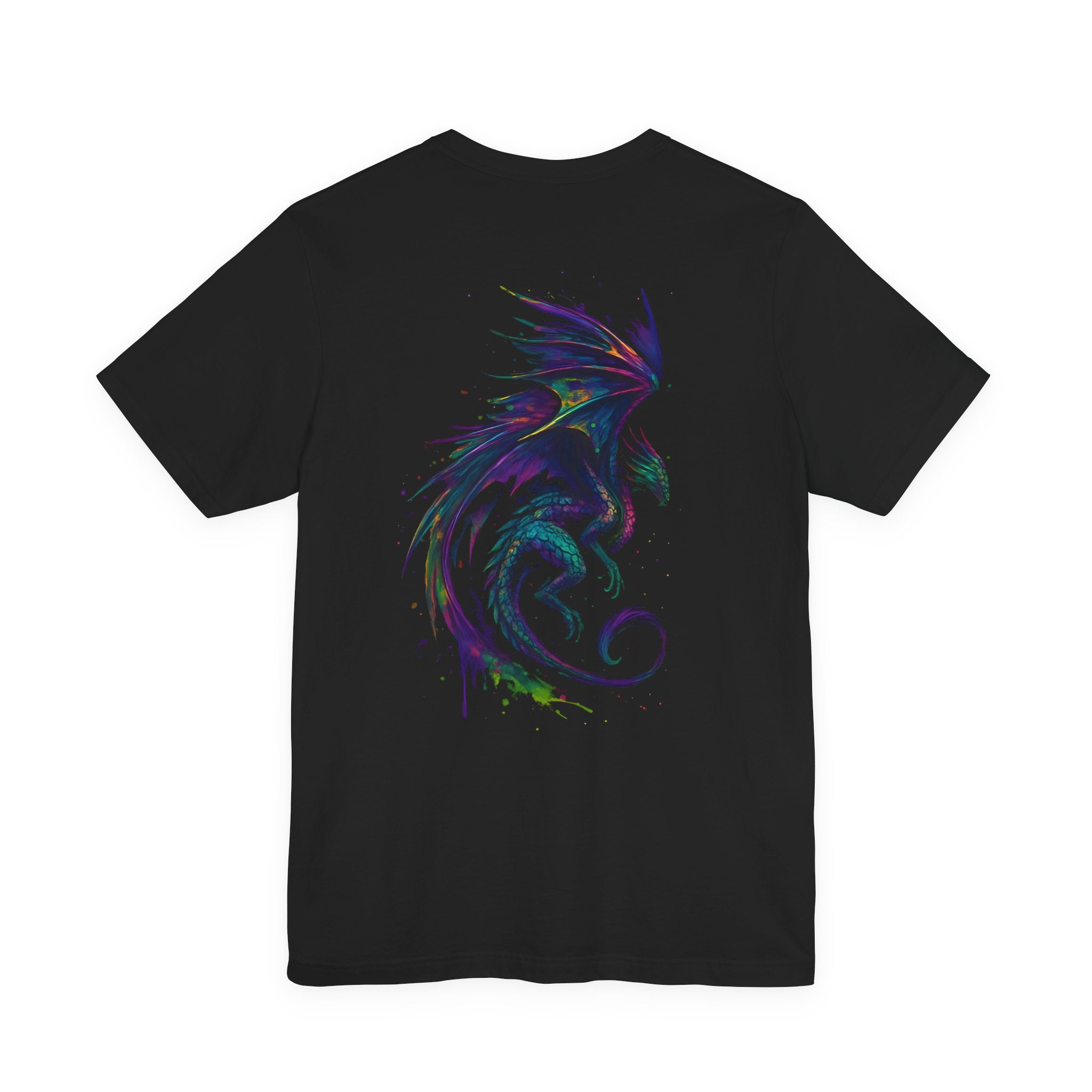 DINOS Skull Graphic Tee – Day of the Dead Neon Skull Close-up