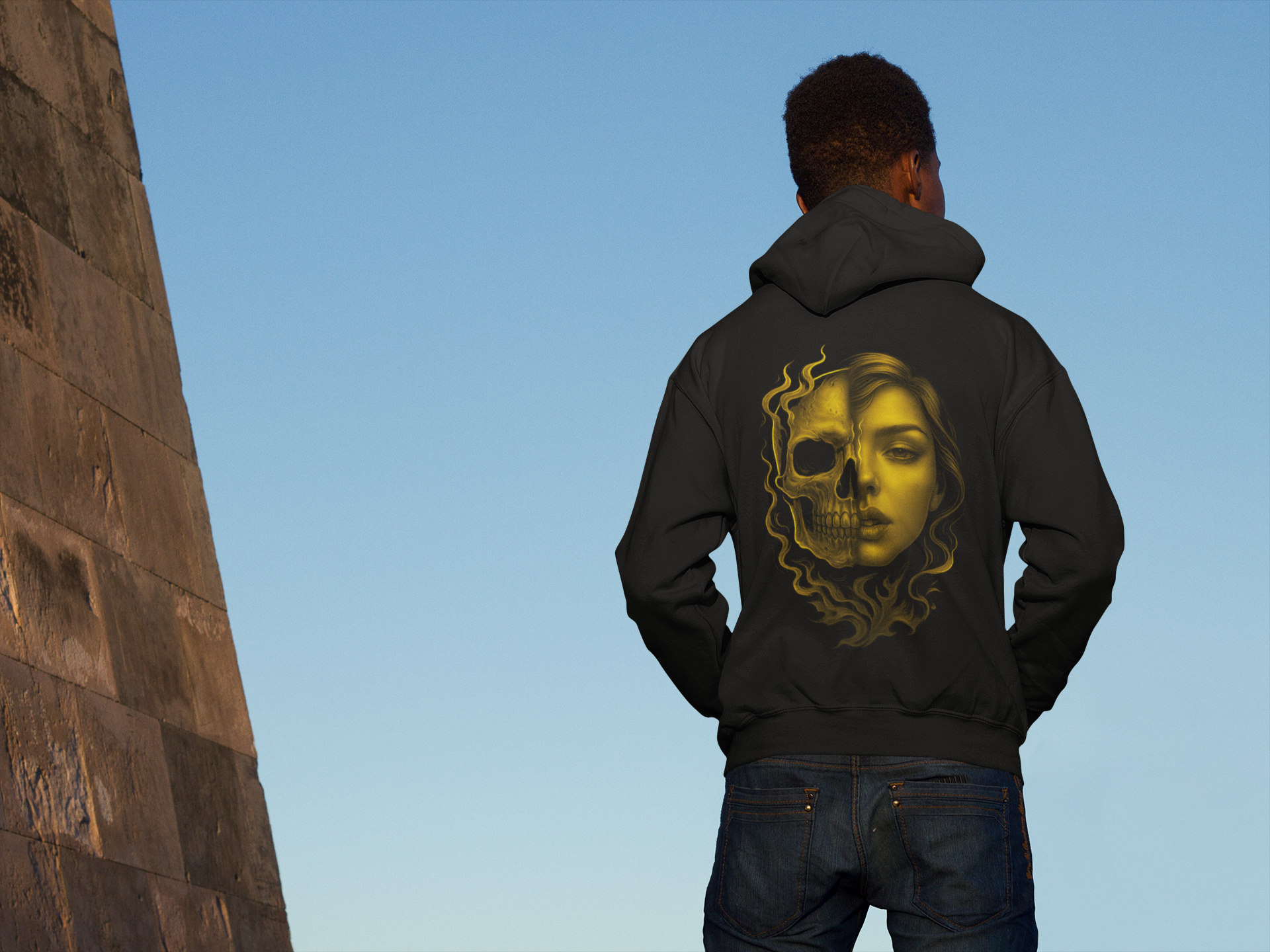 Image of Golden Death Muse Hoodie – Limited One-of-One Edition | Dinos Fashion - DINOS FASHION